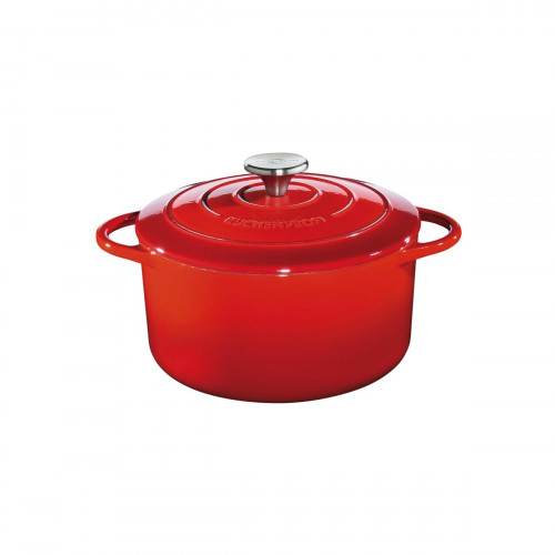 Küchenprofi PROVENCE Pyöreä Provence Punainen paistokasari d: 24 cm / h: 11,5 cm / 4,2 L
