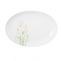 Seltmann Weiden Liberty Meadow Grasses Green Ovaali tarjoilulautanen 35x24 cm