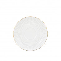 Seltmann Weiden Amina Weiß Goldrand Yhdistelmäalustassi pieni 12 cm