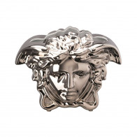 Rosenthal Versace Medusa Grande Vase silver 21 cm