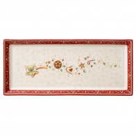 Villeroy & Boch Winter Bakery Delight Suorakulmainen kakkuvati - Meteoriitti 39x17 cm