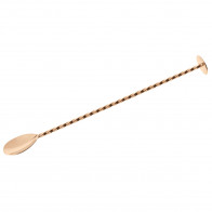Sambonet Paderno Bar Utensils - Edelstahl / PVD Kupfer Cocktaillöffel 27,5 cm