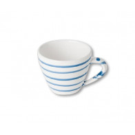 Gmundner Keramik Blaugeflammt Cappuccino-ylikuppi 0,16 L / h: 6,8 cm