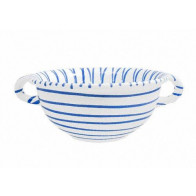 Gmundner Keramik Blaugeflammt Kulho d: 17 cm / 0,6 L