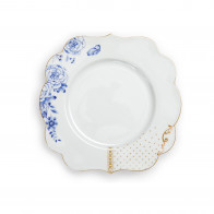 Pip Studio Royal White Frühstücksteller 23,5 cm