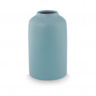 Pip Studio Blooming Tales Blue Vase Ceramic Matt Blue 30 cm
