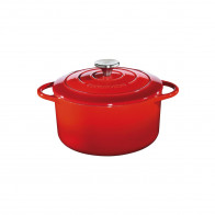 Küchenprofi PROVENCE Pyöreä Provence Punainen paistokasari d: 24 cm / h: 11,5 cm / 4,2 L