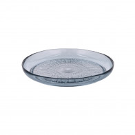 Bitz Kusintha - Glas blue Lautanen d: 25 cm