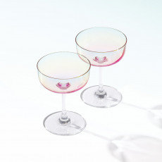 like. by Villeroy & Boch Like Glass Pearl 2-osainen samppanjalasi / jälkiruokakulhosetti 0,12 L