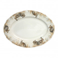 Gien Fayencerie Sologne Ovaali levy 39,3 x 29 cm