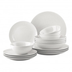 Rosenthal Mesh Weiß Yhdistelmäsarja (murokulholla) 16 osaa