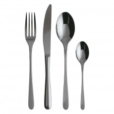 Sambonet Taste - Edelstahl / PVD schwarz Aterinsetti 24-osainen. Täysikokoinen / Monoblokki