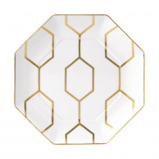 Wedgwood Arris Lautanen tasainen kahdeksankulmainen 23 cm