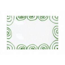Gmundner Keramik Grüngeflammt Suorakaiteen muotoinen levy 30x20x2,5 cm