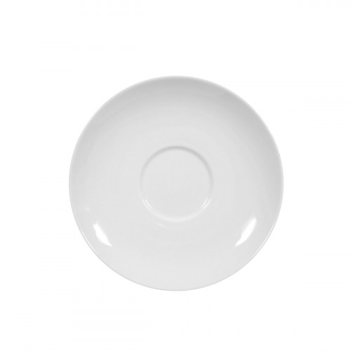 Seltmann Weiden Rondo / Liane blanc Tasse de café au lait / soucoupe à petit déjeuner 16 cm