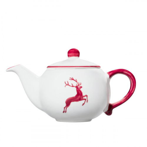 Gmundner céramique Roter Hirsch Bouilloire lisse 1,5 L / h: 16,5 cm