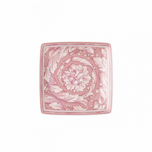 Rosenthal meets Versace Barocco Rose Bol carré plat 9 cm