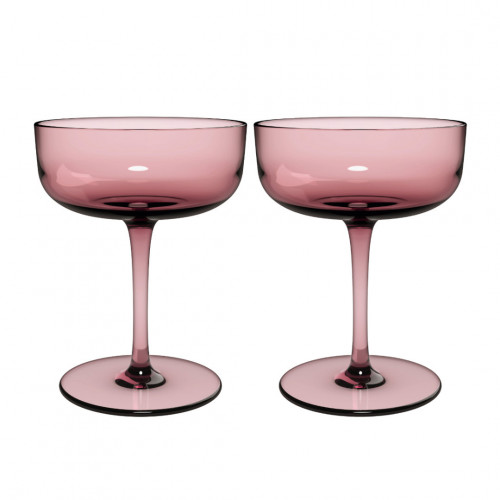 like. by Villeroy & Boch Like Glass Grape Like Grape Coupe à Champagne / Bol à Dessert Set 2 pcs 0,12 L