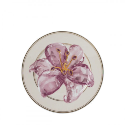 Swarovski x Rosenthal IDYLLIA Lily Assiette à pain 18 cm