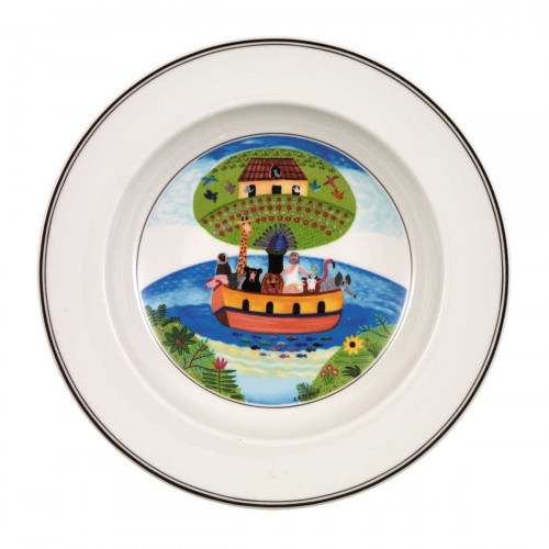 Villeroy & Boch Design Naif Assiette à soupe Arche de Noé 21 cm