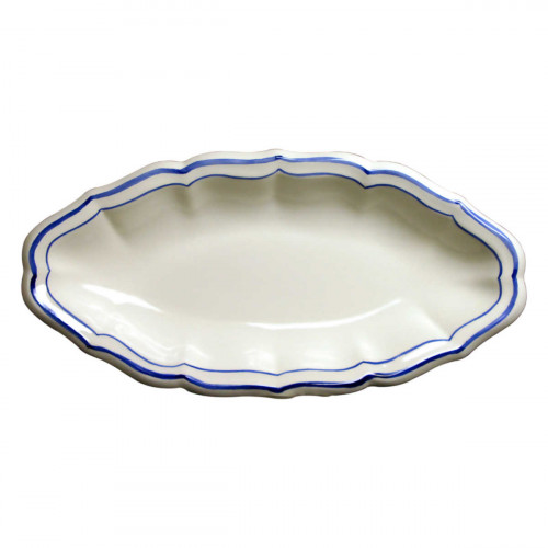 Gien Fayencerie Filets Bleus Pièce jointe 26,5 x 13,2 cm