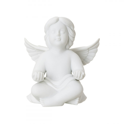Rosenthal Engel Meditation groß weiß matt 14,5 cm