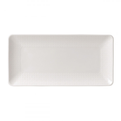 Wedgwood Gio blanc Tablette rectangulaire 21x10,5 cm