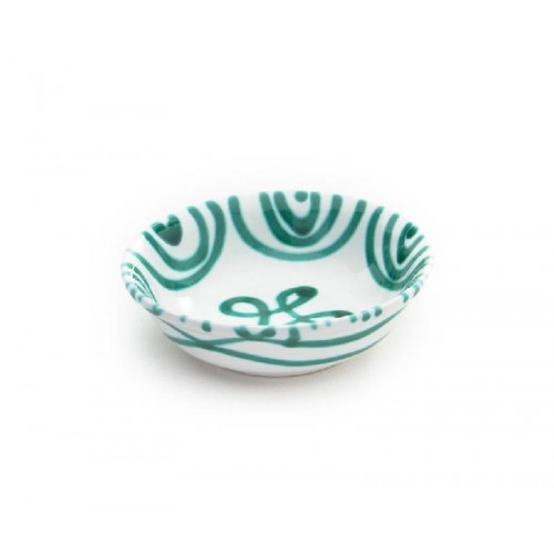 Gmundner céramique Grüngeflammt Petit bol à muesli d: 14 cm / h: 4,5 cm / 0,27 L