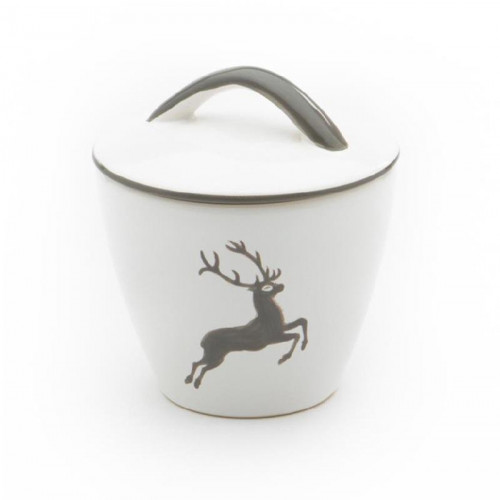 Gmundner céramique Grauer Hirsch Pot à sucre Gourmet d: 9 cm / h: 10,5 cm