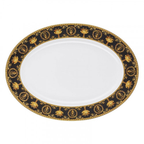 Rosenthal meets Versace I love Baroque - Nero Plaque 40,5x30 cm