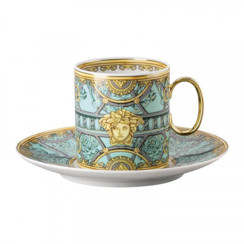 Rosenthal meets Versace La Scala del Palazzo - Verde Tasse à café 0,23 L 2 pièces