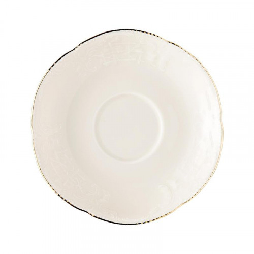 Rosenthal Sanssouci Elfenbein or Soucoupe à café/thé 14,5 cm