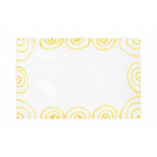 Gmundner céramique Gelbgeflammt Plaque rectangulaire 30x20x2,5 cm