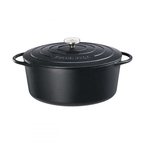 Küchenprofi PROVENCE Cocotte ovale Provence Noir d: 33 cm / h: 13 cm / 7,0 L