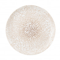 Seltmann Weiden Liberty Krakelee Assiette ronde de 27,5 cm