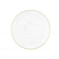 Seltmann Weiden Liberty Goldrand Grande sous-tasse combinée 16,5 cm