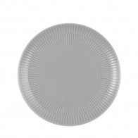 Seltmann Weiden Amina gris argenté Assiette à petit-déjeuner ronde 22,5 cm