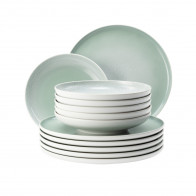 Seltmann Weiden Sento Home Aura Mint Service de table 12 pièces