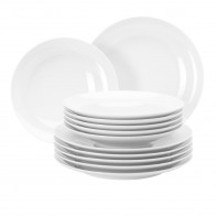 Seltmann Weiden Liberty Weiß Speise-Set mit Fahne 12-tlg.