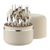Robbe & Berking Metropolitan - 925 Sterling argent The Box Cream 25 pièces