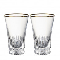 Villeroy & Boch Grand Royal or Verre long drink 2 pièces