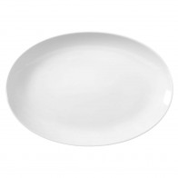 Seltmann Weiden Lido blanc Plaque ovale 35x24 cm