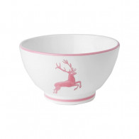 Gmundner céramique rose Hirsch Bol de muesli 14 cm