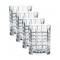Nachtmann Square Ensemble de verres à whisky 4 pièces 0,34 L