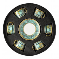 Rosenthal meets Versace La Scala del Palazzo - Verde Ensemble de 12 tasses à thé de 0,20 L
