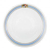 Seltmann Weiden Compact Bayern Assiette plate, drapeau 23 cm