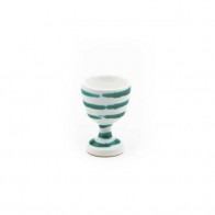 Gmundner céramique Grüngeflammt Coquetier lisse d: 4,9 cm / h: 7,5 cm