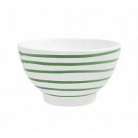 Gmundner céramique Grüngeflammt Grand bol à muesli d: 14 cm / h: 7,8 cm / 0,4 L