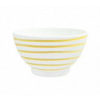 Gmundner céramique Gelbgeflammt Grand bol à muesli d: 14 cm / h: 7,8 cm / 0,4 L