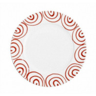 Gmundner céramique Rotgeflammt Assiette Gourmet d: 29 cm / h: 2,2 cm